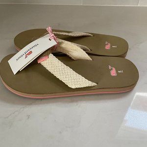 Vineyard Vines Women's Flip Flops, Size 8, New With Tags (NWT)